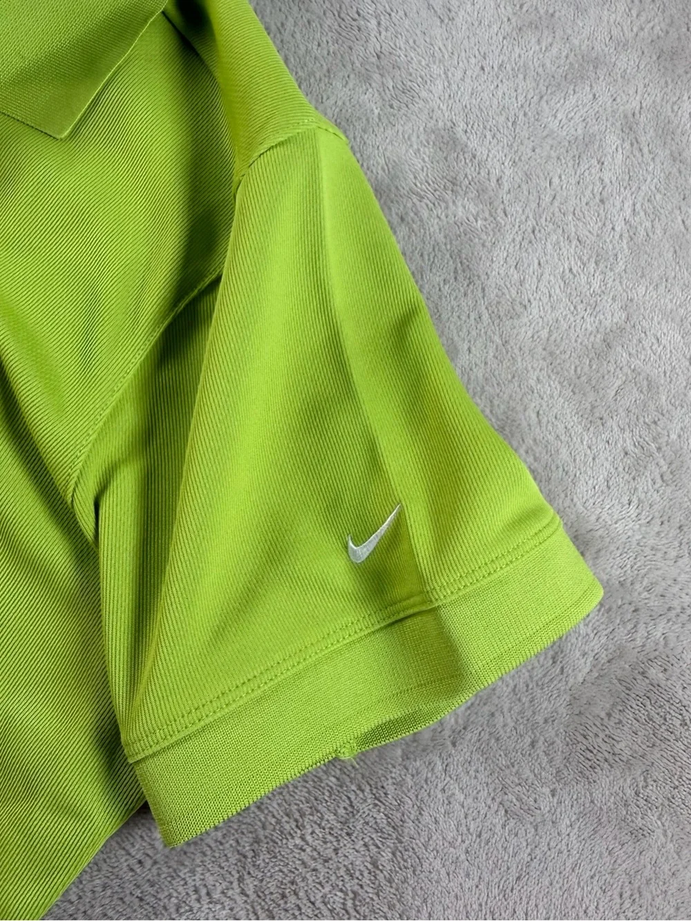Nike Golf Womens Dri Fit Polo Shirt L Lime Green Americas Farmers Patch